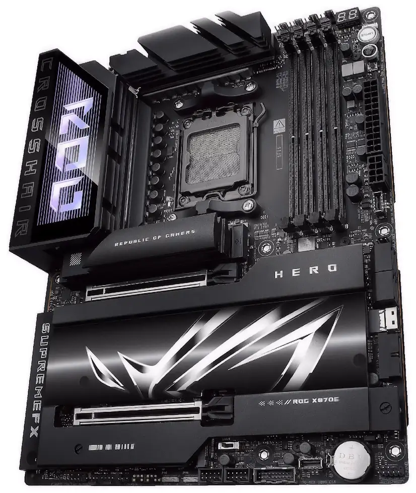 Informático Los Molinos - Montaje Placa Base ASUS ROG CROSSHAIR X870E DARK HERO Los Molinos